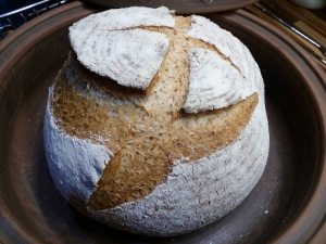 Форма для выпечки хлеба из красной глины 1,2 кг
